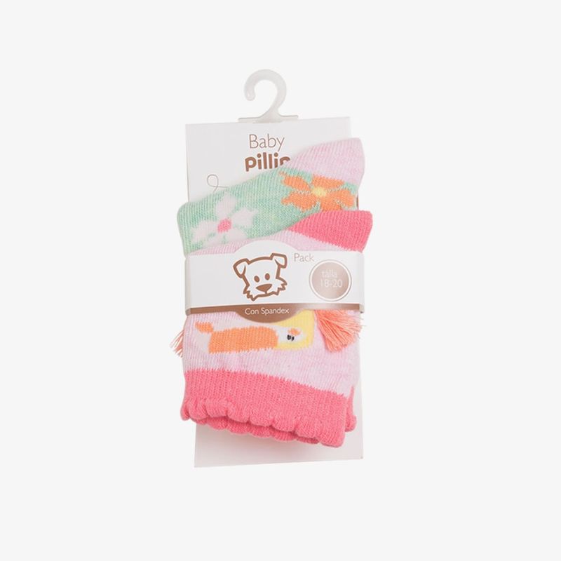 Pack-2-Calcetines-Bebe-Niña