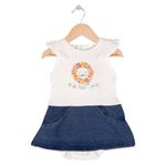 Vestido-Gamuza-Bebe-Niña