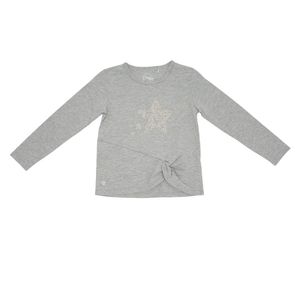 Polo M/L Glitter Niña