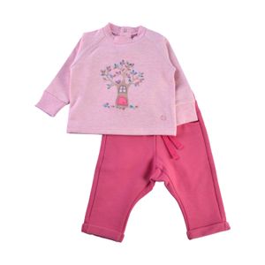 Buzo Franela  Bebe Niña Rosado