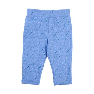 Legging Larga Estampada  Bebe Niña Azul