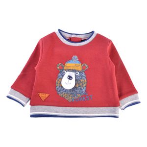 Polera Crew  Bebe Niño Terracota