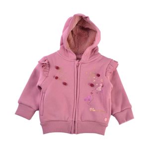 Polera Franela Forrado  Bebe Niña Rosado