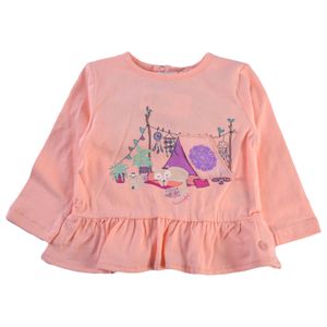 Polo M/L  Bebe Niña Damasco