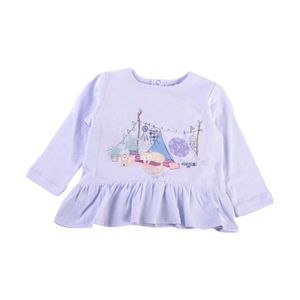 Polo M/L  Bebe Niña Lavanda