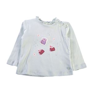 Polo M/L  Bebe Niña Verde