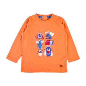 Polo M/L  Bebe Niño Naranjo