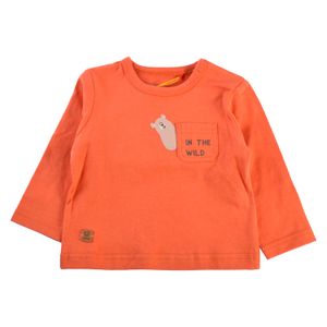 Polo M/L  Bebe Niño Terracota