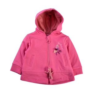 Polera c/Cierre y Capucha  Bebe Niña Frambuesa