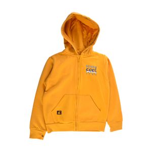 Polera c/Cierre y Capucha  Niño Mostaza