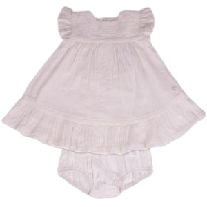 Vestido Algodón Tela Plana Bebé Niña