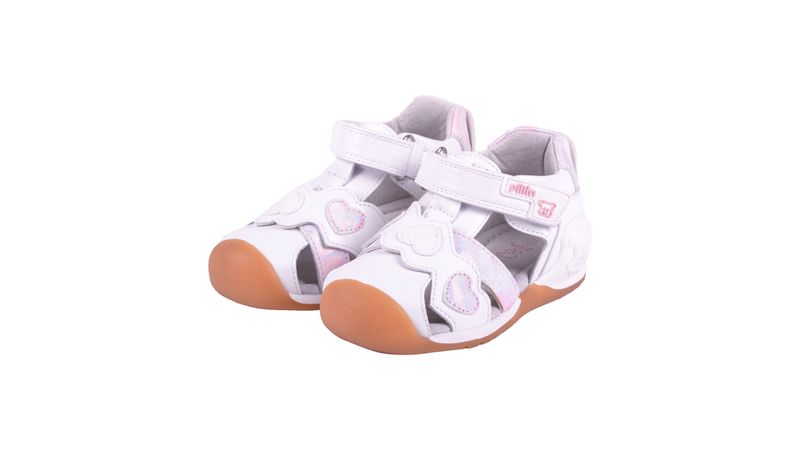 Sandalias blancas best sale bebe niña